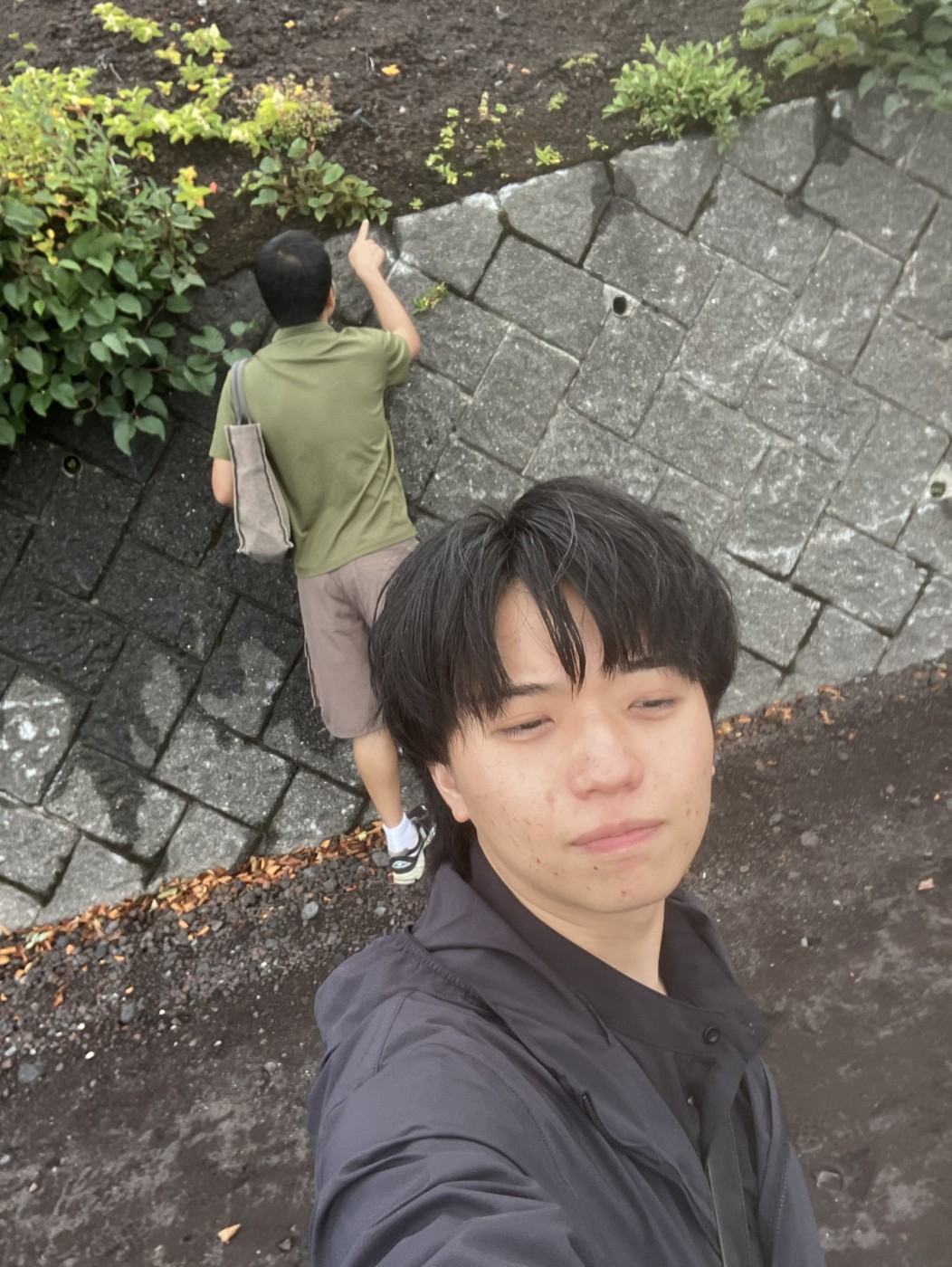Wandering a stone path in Japan